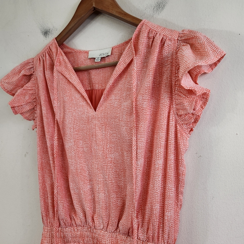 Pinch Tiered Ruffle Sleeve Dress - Picture 3 of 7
